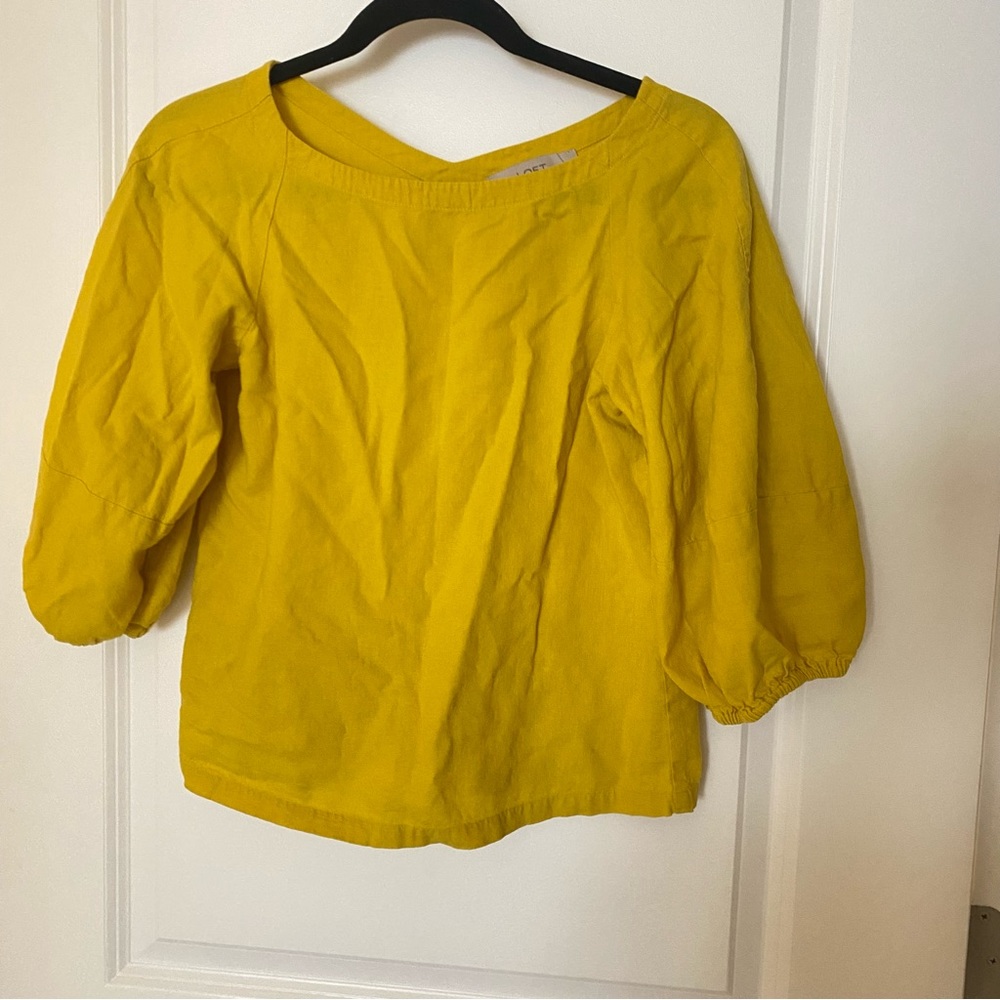 LOFT Yellow Top